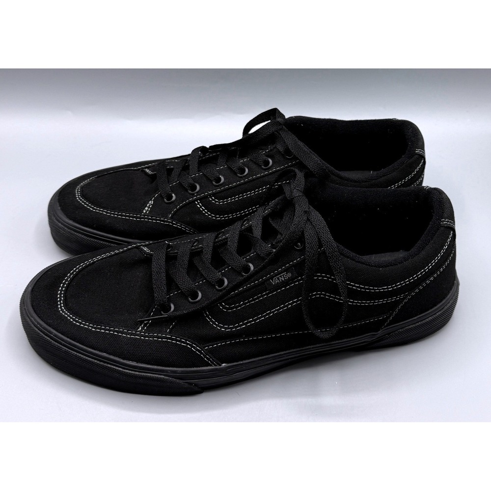 Vans Mens Low Top Canvas Bearcat Skate Shoes All Black Sneakers Mens Size 11 - Picture 4 of 16